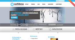 Desktop Screenshot of confidenza.hu